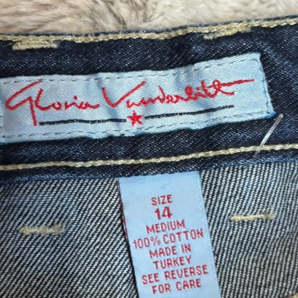 Retro Gloria Vanderbilt Rhinestone Pocket Tapered Mom Jeans - Picture 6 of 11